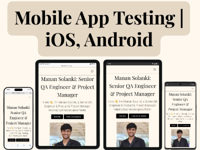 Mobile App Testing | iOS, Android, Tablet Testing