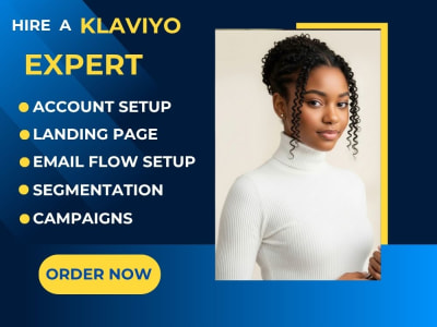 Klaviyo expert klaviyo email marketing klaviyo shopify klaviyo flow Aweber