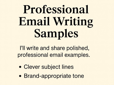 Professional Email Writing That Sounds Natural and Confident