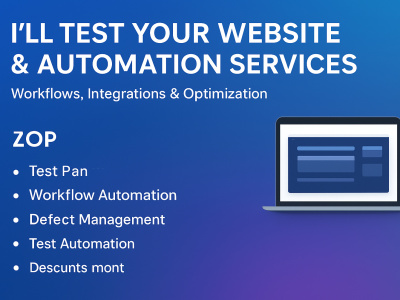 QA testing to ensure your website or app flawless and high-performing