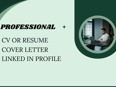 Work of Resume or CV and Cover Letter