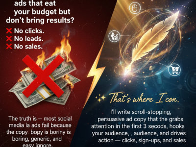 I will write scroll-stopping social media ad copy that converts