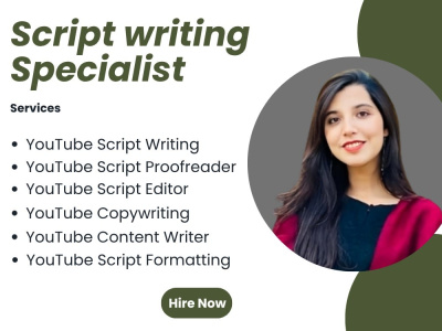 Expert YouTube Scriptwriting, Script Proofreading | More Engaging Content