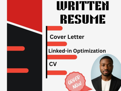 Professionally written resume, CV, cover letter, and linked-in optimization