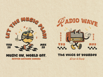 Vintage retro cartoon character illustration mascot for your brand,logo,etc