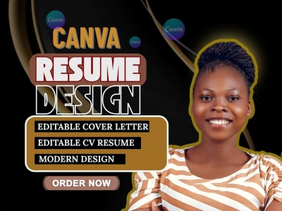 Designed Canva Resume CV/and Cover Letter