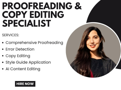 Proofreading & Copy Editing Expert, Document Formatting, Academic Editing