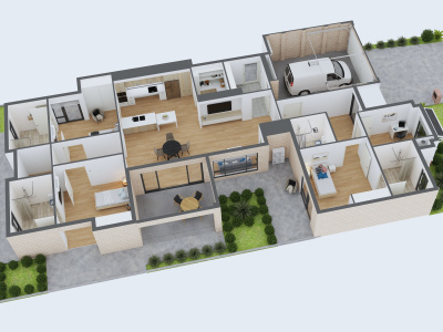 A fantastic 3d Floorplan of your House, Apartment, and Condo