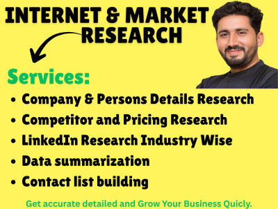 Professional Internet & Market Research for Data-Driven Insights