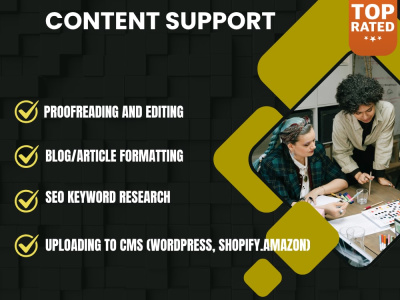 A Content Support Specialist | Writing, Editing, and Publishing Assistance