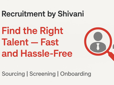 I will handle end-to-end recruitment and deliver top candidates fast