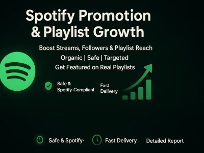 Spotify Promotion, Marketing Playlist, Growth Streams & Wishlist Boost