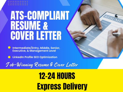 ATS Compliant Resume Expert, Job Winning CV Writing, Cover Letter, LinkedIn