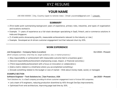 Resume glow-up highlighting your strengths!