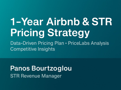 1-Year Airbnb & STR Pricing Strategy with Competitive Market Analysis