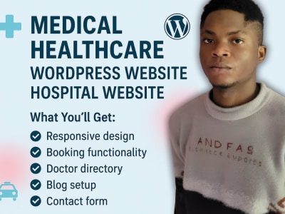 Responsive Healthcare Website Design, Medical Healthcare WordPress Website