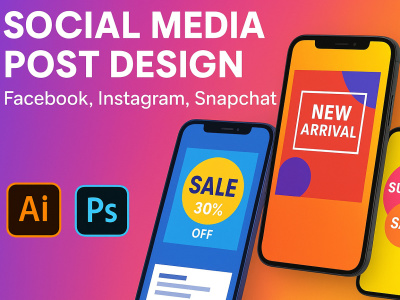 Social Media Post Design (Facebook, Instagram, Snapchat,....)
