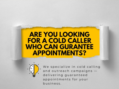 Handle cold calls, outreach emails, and book your next sales appointments