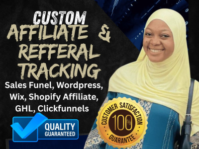Affiliate tracking, referral tracking GHL clickfunnel affiliate website
