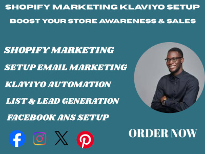 Boost Shopify Sales with Marketing & Klaviyo Email Setup