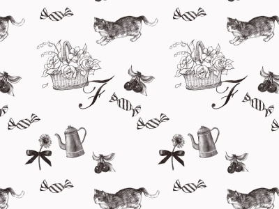 Unique seamless illustration patterns for your brand or product