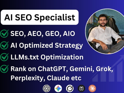 AI SEO Specialist: Rank On LLM, Google AI Overview, ChatGPT | Technical SEO