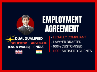 Employment, Contractor, Consultant agreement written or reviewed by Lawyer