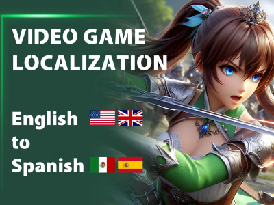 Full manage of Spanish localization and translation for your video game