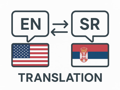 Native Serbian Transcription, Translation and Review Writing