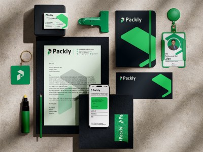 Solution driven brand identity design with guidelines for startup growth