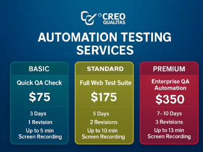 Expert QA Automation with Selenium  Web & API Testing