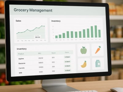 Grocery Management System – Java Swing + MySQL