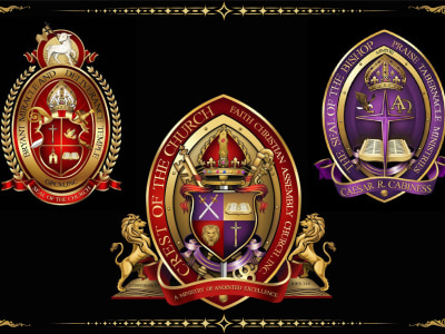 Bishop Seal, Ministry Logo, Church Logo, Faith Logo Design