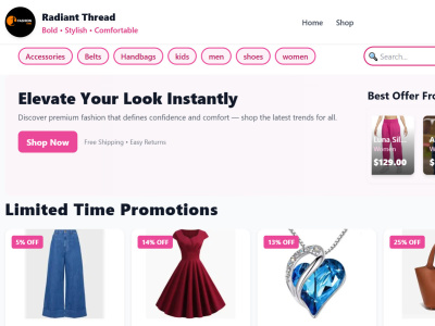 A modern eCommerce fashion website that boosts sales and engagement
