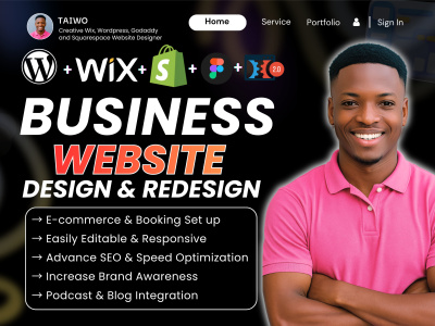 Business website design business website development business coach website