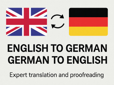Professional German to English/English to German Translation & Proofreading