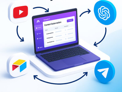 AI Automation System for Content Creation (Make+Airtable+GPT+YouTube API)