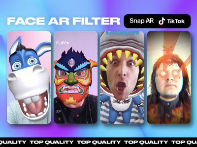 A Top Quality Face AR Filter for TikTok/Snapchat
