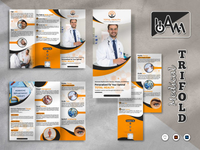 Medical flyer, brochure, leaflet, poster, report, prescription