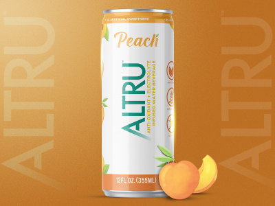 Custom Drink Can Label and Packaging Design