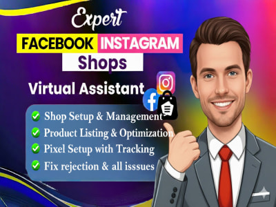 Expert Facebook Instagram Shop Virtual Assistant, Facebook Shop Manager ...