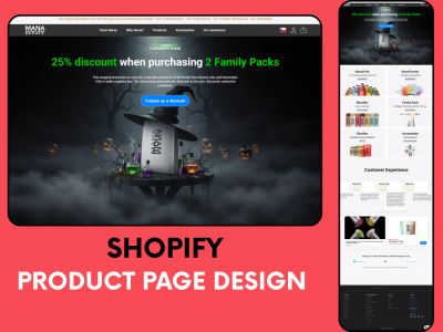 Shopify Product Page Design Using GemPages or Pagefly | One Product Page