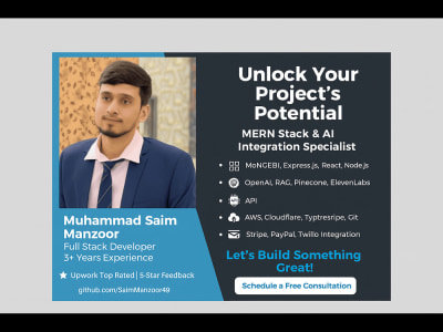 M Saim Rent Book a Development & IT Consultation with Muhammad Saim M. | Upwork