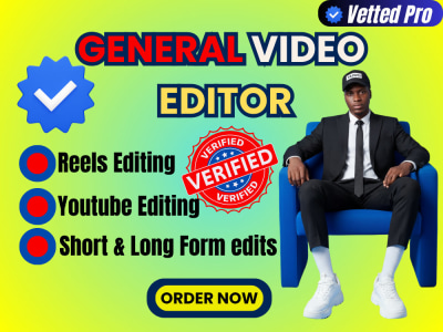 A professional video edits for your channel, products, and contents