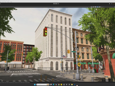 Rural, urban or suburban scale 3d visualization & architectural walkthrough