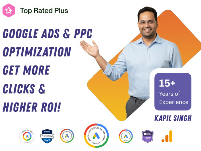 Certified Google Ads setup, audit & optimized for the PPC search campaigns