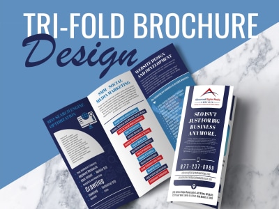 Clean and Professional Trifold Brochure Design