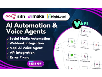 AI Agent & Workflow Automation | Make.com, n8n, GoHighLevel, LangChain