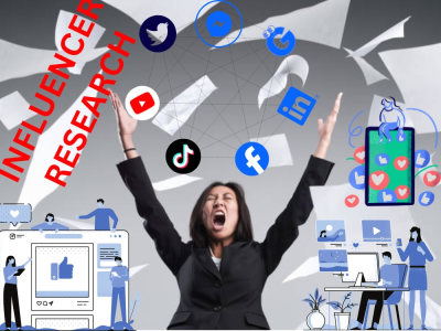 Influencer research for Instagram, TikTok, YouTube, Twitter & Linkedin