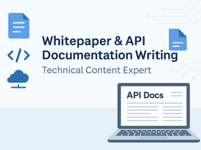 Whitepaper & API Documentation Writing | Technical Content Expert